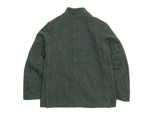 TATAMIZE STAND COLLAR JACKET GREEN
