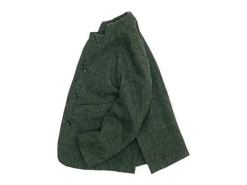 TATAMIZE STAND COLLAR JACKET GREEN
