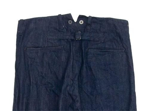 TOUJOURS Waist Overalls INDIGO MM25GP03