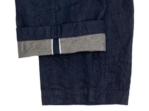 TOUJOURS Waist Overalls INDIGO MM25GP03