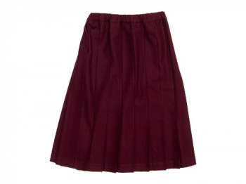 Charpentier de Vaisseau Pleated Skirt Wool