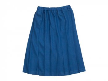 Charpentier de Vaisseau プリーツスカート Wool LIGHT BLUE