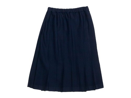 Charpentier de Vaisseau Belle プリーツスカート Wool NAVY