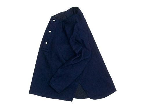 maillot C/W denim big smock INDIGO