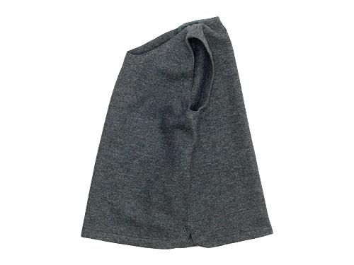 maillot melton U neck vest GRAY