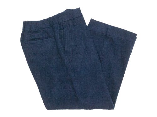 maillot b.label cotton melton wide easy pants NAVY maillot通販