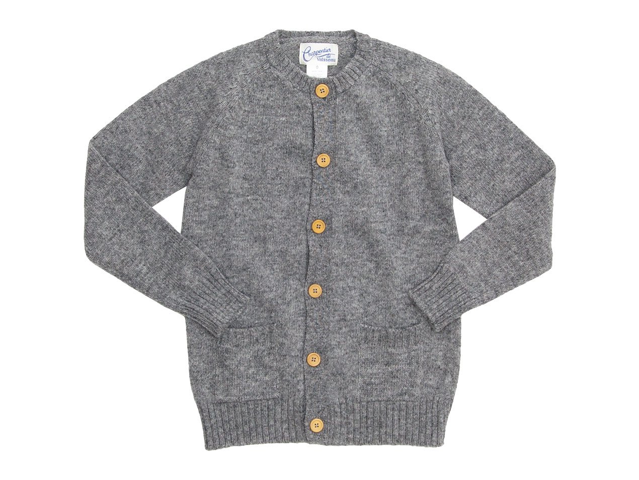 Charpentier de Vaisseau Karly Shetland Crew Neck Cardigan GRAY Charpentier  de Vaisseau通販・取扱い rusk（ラスク）