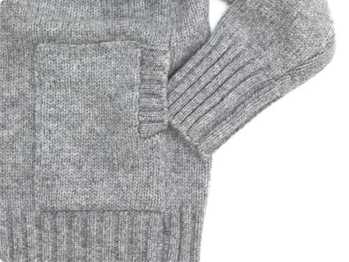 Charpentier de Vaisseau 3G Crew Neck Cardigan GRAY