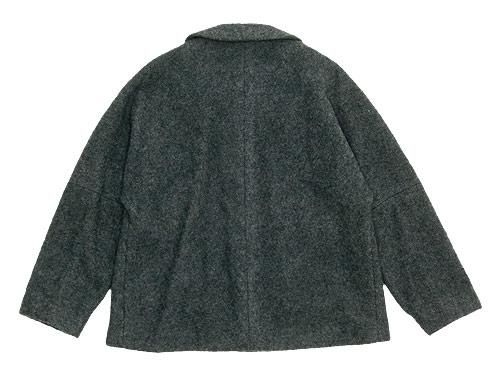 Atelier d'antan Clouetʥ롼 Round Collar Jacket Wool&Alpaca GRAY