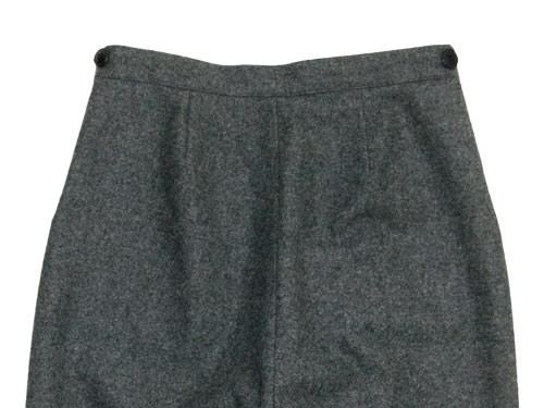Atelier d'antan Salvadorʥɡ tack pants Wool GRAY