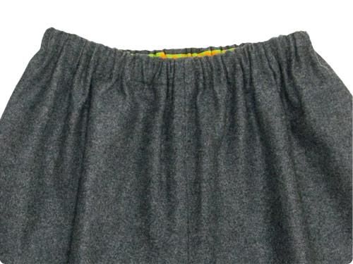 Atelier d'antan Paulyʥݡ꡼ gathered pants Wool GRAY