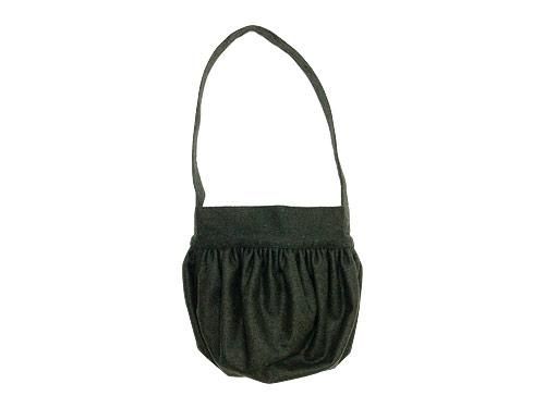 Atelier d'antan Carolʥ Round Bag Wool OLIVE
