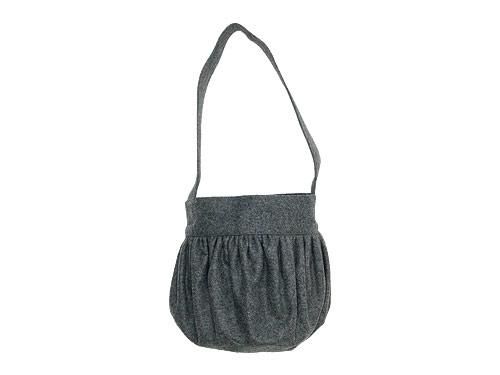 Atelier d'antan Carolʥ Round Bag Wool GRAY