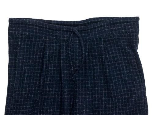 Atelier d'antan BarouhʥХ롼 Easy Pants NAVY CHECK