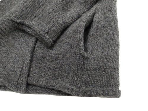 Atelier d'antan Degasʥɥ Shetland Knit Cardigan GRAY