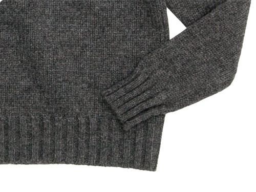 Atelier d'antan Lemayʥᥤ Shetland Crew Neck Knit GRAY