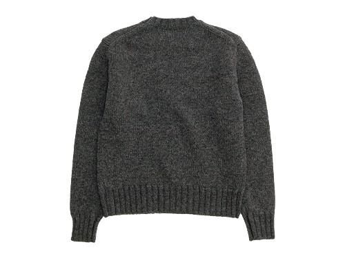 Atelier d'antan Lemayʥᥤ Shetland Crew Neck Knit GRAY