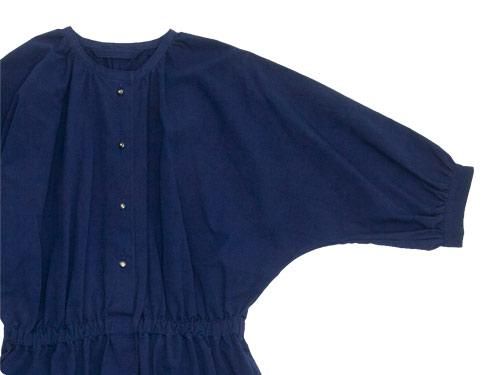 Atelier d'antan Meurentʥࡼ dolman gathered one-piece NAVY A232161TD224