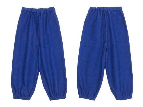Atelier d'antan Parrotʥѥåȡ Cotton Moleskin pants BLUE