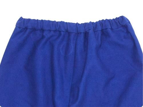 Atelier d'antan Peytonʥڥȥ Cotton Moleskin wide pants BLUE
