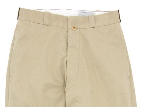 YAECA チノパン ワイドテーパード BEIGE 〔レディース〕 【176201