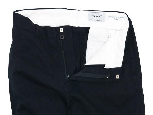 YAECA チノパン ストレート BLACK 〔メンズ〕 【176103】 YAECA通販