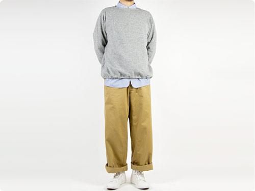  ordinary fits Wide Chino Pants BEIGE