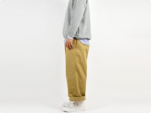  ordinary fits Wide Chino Pants BEIGE