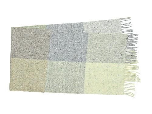 Studio Donegal TWEED MUFFLER LIGHT GRAY B