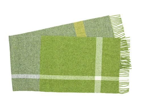 Studio Donegal TWEED MUFFLER LIGHT GREEN x GRAY D