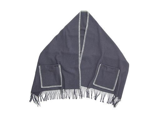 maillot wool shawl blanket GRAY