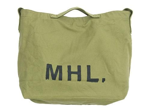 MHL. HEAVY CANVAS SHOULDER BAG 144KHAKI GREEN 5957171500