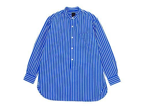 maillot wide stripe stand long shirts BLUE x BLUE