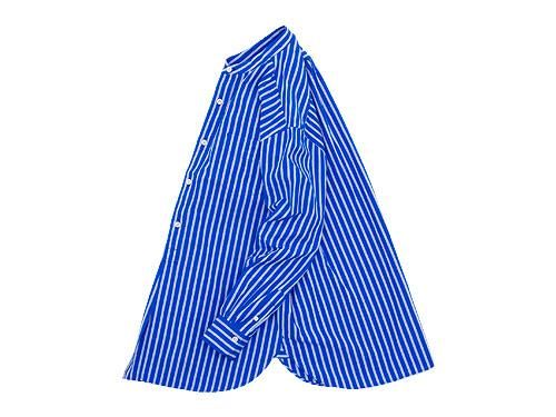 maillot wide stripe stand long shirts BLUE x BLUE