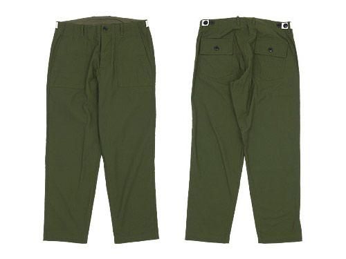 maillot military cloth easy baker pants OLIVE