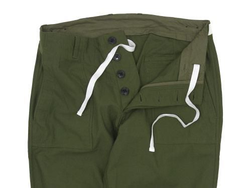 maillot military cloth easy baker pants OLIVE