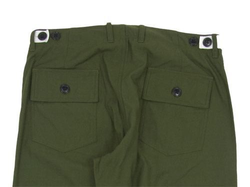 maillot military cloth easy baker pants OLIVE