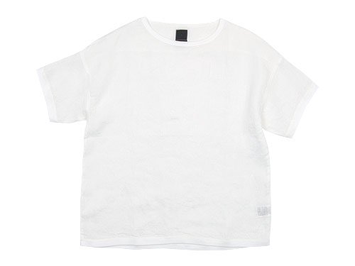maillot linen shirts Tee WHITE maillot通販・取扱い rusk（ラスク）