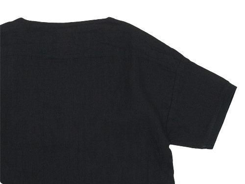 maillot linen shirts Tee BLACK