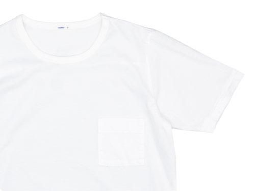 maillot super cotton pocket Tee WHITE