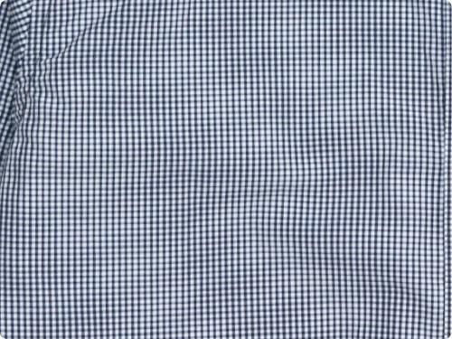 blanc no collar long shirts BLACK GINGHAM bl-17A-S04 