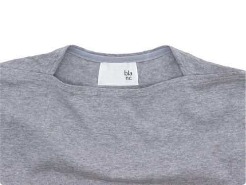 blanc Long Sleeve Living Work Tee TOP GRAY