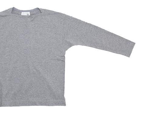 blanc Long Sleeve Living Work Tee TOP GRAY