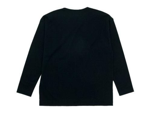blanc Long Sleeve Living Work Tee BLACK