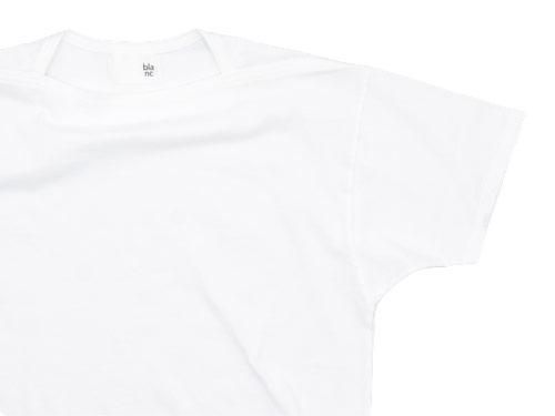 blanc Short Sleeve Living Work Tee WHITE bl-17A-C04