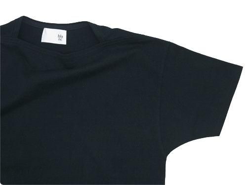 blanc Short Sleeve Living Work Tee BLACK bl-17A-C04