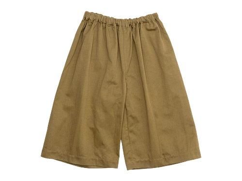 Atelier d'antan Paulyʥݡ꡼ gathered pants Cotton Linen KHAKI