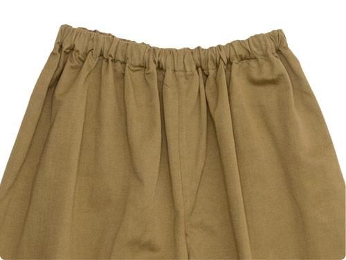 Atelier d'antan Paulyʥݡ꡼ gathered pants Cotton Linen KHAKI