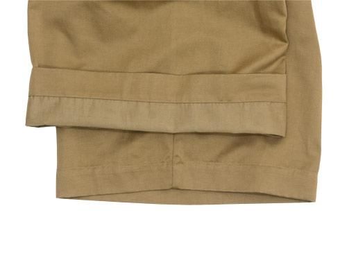 Atelier d'antan Paulyʥݡ꡼ gathered pants Cotton Linen KHAKI