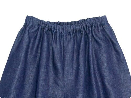 Atelier d'antan Paulyʥݡ꡼ gathered pants Hemp DARK INDIGO